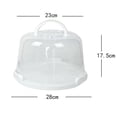 thumbnail image 7 of TISHITA Cake Carrier with Handle Portable Cake Box, Cake Holder, Serving Tray, Muffin Tart Cookie Dessert Keeper for Camping, Kitchen 8 inch, 7 of 7