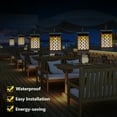 thumbnail image 5 of 99 LEDs Solar Path Lights, Solar Lantern Lights, Dancing Flame IP65 Water-proof For Outdoor Garden Hanging Landscape, 5 of 9