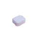 thumbnail image 1 of Set de neceser de viaje. Bolsa de cosméticos acolchada y organizadora para mujeres y niñas. Estampado de cuadros vichy con volantes. Mini almacenamiento, 1 of 2