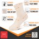 thumbnail image 3 of NevEND 3 Pares de Botas Térmicas de Invierno de Lana Merino para Mujer, Calcetines Gruesos con Aislamiento Térmico para Actividades Al Aire Libre en Climas Fríos, Colores Combinados, 3 of 7