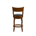 thumbnail image 5 of Flash Furniture Nichola Open Back Counter Height Barstool, Antique Oak/Black (Set of 1), 5 of 9
