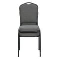 thumbnail image 3 of National Public Seating 9300 Series Deluxe Upholstered Banquet Chairs, Natural Graystone/Black, Pack Of 2 Chairs, 3 of 7