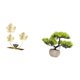 thumbnail image 5 of Estatua de figura,Estatuas de hojas y flores de metal,esculturas decorativas,Árbol bonsái artificial,Bonsái artificial para decoración de escritorio o interior,Bonsái artificial,planta, 5 of 8