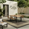 thumbnail image 2 of Nourison Horizon Indoor/Outdoor 9' x 12' Charcoal Modern Rug, 2 of 10