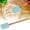Z1#Light Blue, variant on Baking Spatula, Heat-Resistant Silicone Scraper, 11.42×1.97 in, Food-Grade Turner Wood Handle, Cake Mixing Silicone Spatulas for Baking, Food Grade Spatula, Durable Mixing Kitchen Utensil,Z1#Grey