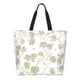 thumbnail image 1 of Balery Vintage Stylized White Color Bolsa Tote Estilo Estético con Cremalleras, Bolsa de Hombro, Bolsa de Compras Grande y Plegable, 1 of 8