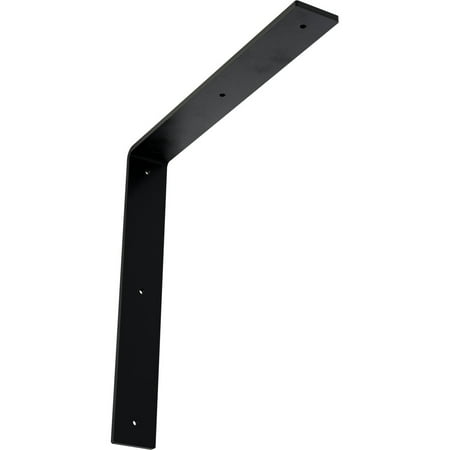 

Ekena Millwork 2 W x 14 D x 14 H Hamilton Steel Bracket Powder Coated Black