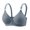 Navy, variant on Ohufall Oversized Bras for Women Push Up with Steel Ring Bra Gathering Fit Everyday Underwear