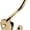 Lifetime Polished Brass, variant on Deltana CAHH3U5 Coat & Hat Hook; Antique Brass Finish