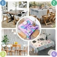 thumbnail image 4 of Butterfly Square Tablecloth 52x52in-Waterproof Polyester Printed Table Cover, Wrinkle Resistant & Washable for Kitchen Dining Picnic Party Decor, Buffet Table, Holiday Party, Dinner, Wedding, 4 of 6
