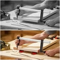 thumbnail image 2 of Chendee Pack Of 6 Aluminium Alloy Bench Hooks Bench Dog Clamp Woodworking Table Clamping,20Mm Black, 2 of 9