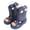 Dark Blue, variant on Kids Waterproof Boots Cute Cloud Pull Loops Rubber Rain Shoes Non Slip Sole Mid Calf Booties for Boys Lightweight Rain Shoes