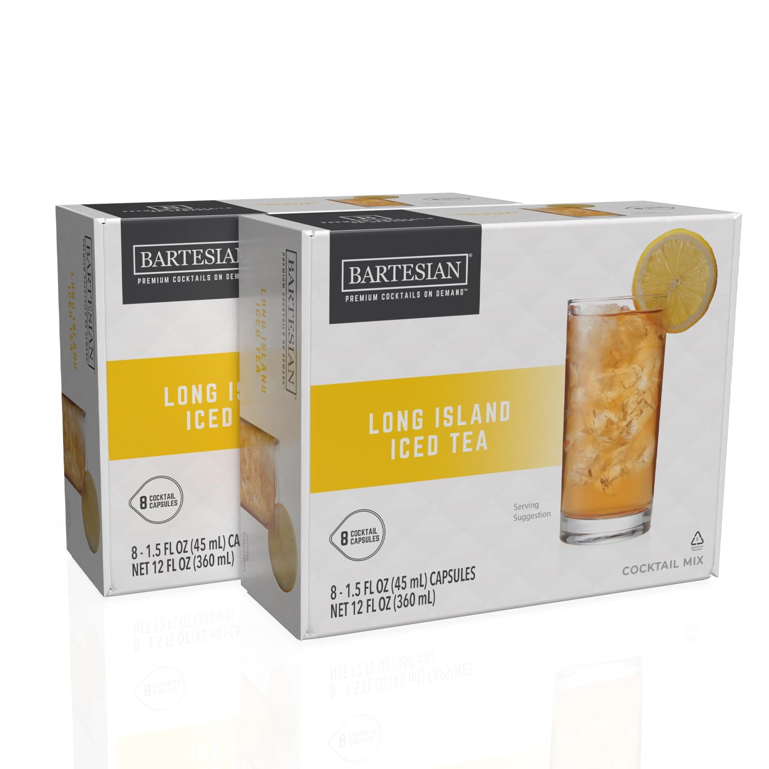 Bartesian Long Island Iced Tea Mixer Capsules, 16-Pack, Plastic