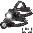 thumbnail image 1 of Linterna frontal recargable Azamine de 99000 lúmenes con 3 modos IPX6, 1 of 9