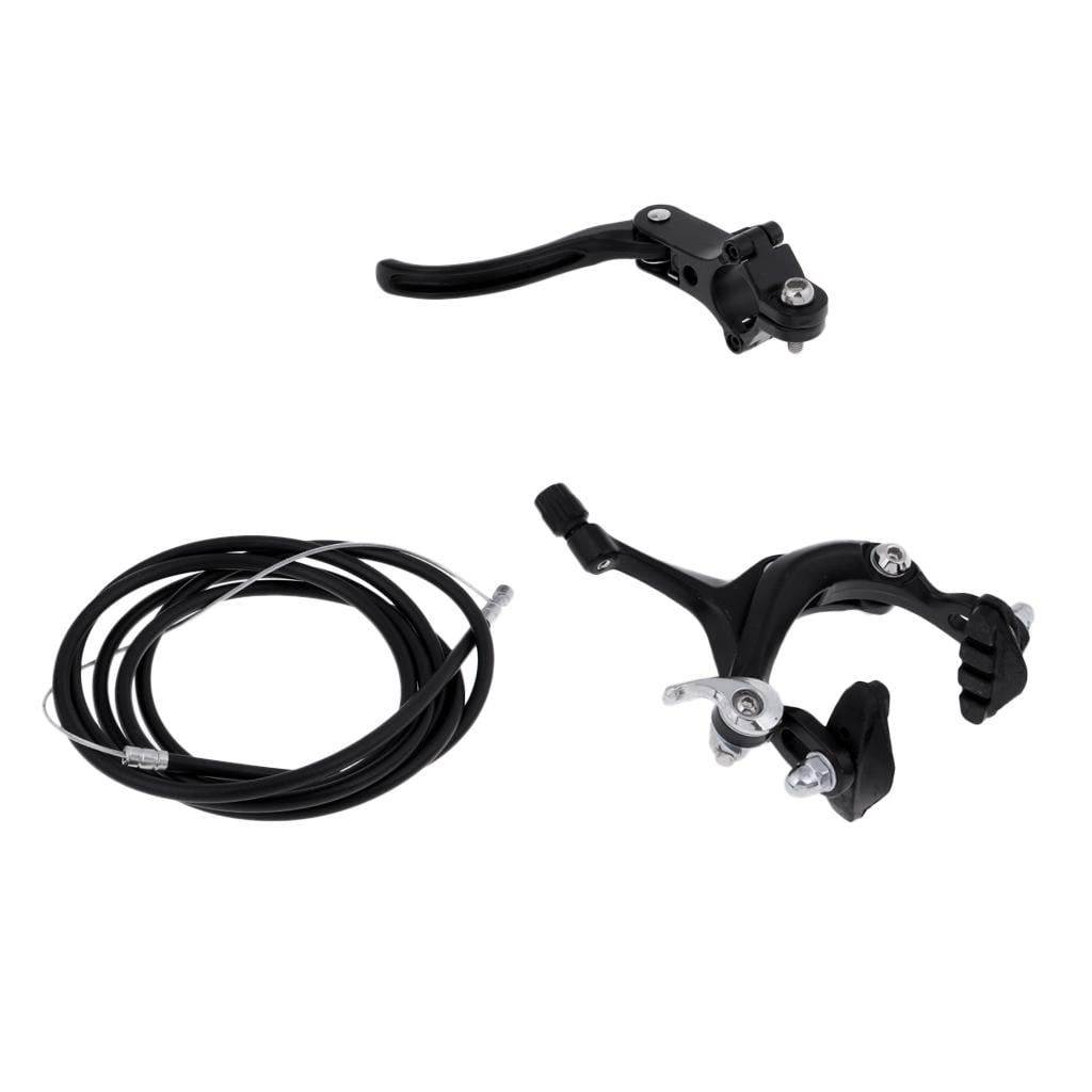 Cycling Bicycle Spare Parts Alloy Black Front U Brake w/ Lever Braking,Cable 