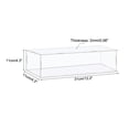 thumbnail image 2 of Uxcell Display Case Box Acrylic Box Transparent Dustproof Protection Showcase 31x11x11cm for Collectibles, 2 of 5