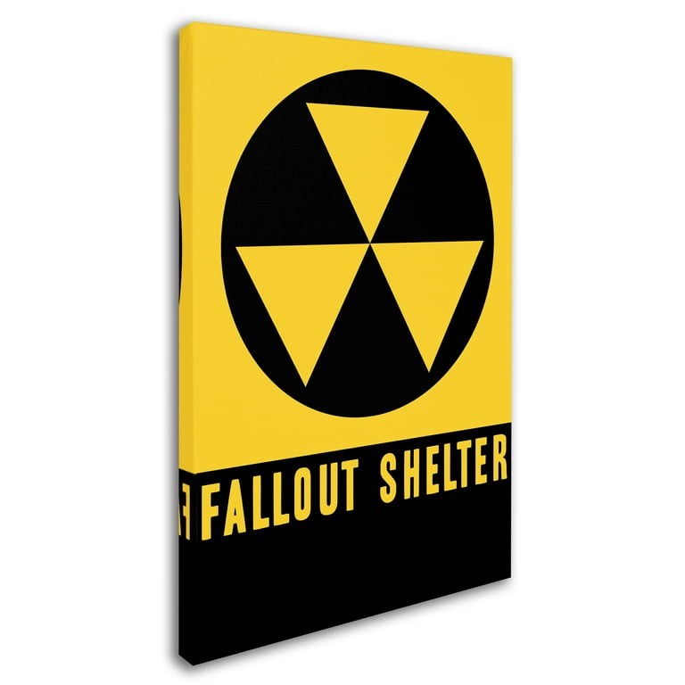 Trademark Fine Art 'Fallout Shelter' Canvas Art by Vintage Apple