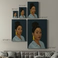 thumbnail image 4 of Figure in Yellow Earring Premium Gallery Wrapped Canvas - Ready to Hang, 4 of 9