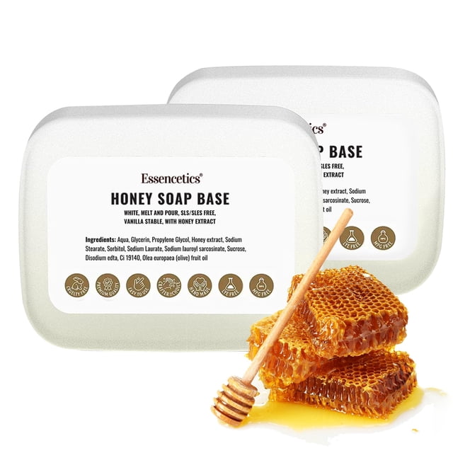 Base de jabón Essencetics Honey Melt and Pour 2.27 kg sin SLS