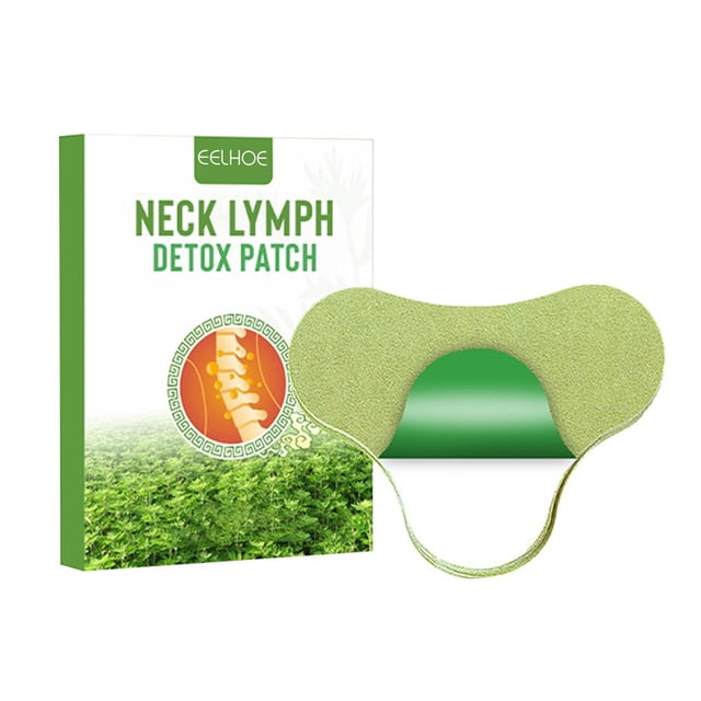 Kuymtek 12 Parches Linfáticos para El Cuidado Linfático Desintoxicación Axila Cuello Parches Antihinchazón