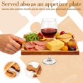 thumbnail image 7 of Wooden Charcuterie Boards Set Of 4  Cheese Board Platter Tray Serving Wood Appetizer With Mag Storage Holder For Hosting Entertaining Party Birthday, 7 of 7