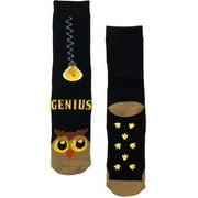 Women's Genius Owl Slipper Socks