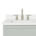 thumbnail image 4 of Ariel Hamlet 37 In. Left Offset Rectangle Sink Vanity With White Quartz Countertop In Grey, 4 of 11