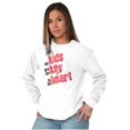 thumbnail image 4 of My Kids Are the Keys to My Heart Women's Long Sleeve T Shirt Brisco Brands X, 4 of 6