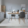 thumbnail image 4 of Luxe Weavers Machine Woven White 9x12 Area Rug, Indoor Stain-Resistant Fringed Carpet, 4 of 10