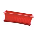 thumbnail image 4 of DOLITY Rectangular flower pot color plastic plant planter saucer Red, 4 of 7