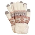 thumbnail image 1 of Knitted Cold Proof Plush Thickened Christmas Gloves, 1 of 4