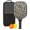 Black-9, variant on Pickleball Paddles Set Of 1, Fiberglass Surface, Camouflage Print, 1 Paddle, 2 Balls & Bag