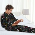 thumbnail image 5 of KLL I love you Mom Sleepwear Mens Flannel Pajamas,Long Cotton Pj Set, 5 of 7