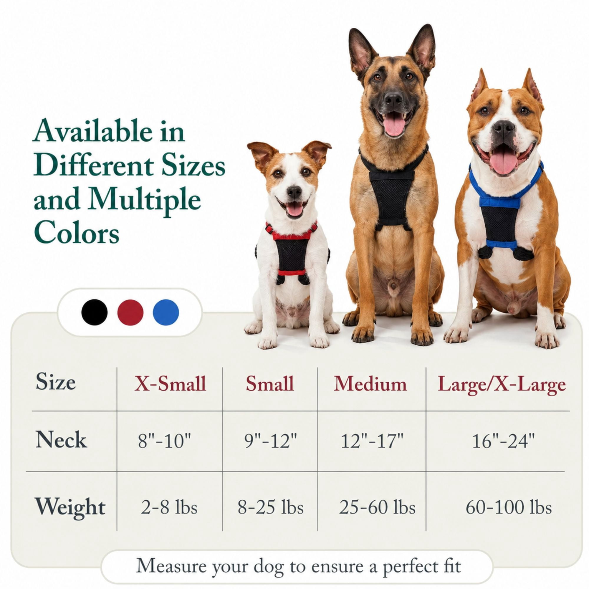 (3 pack) Yuppie Puppy No Pull Dog Harness, Adjustable Comfortable Walking Nylon Mesh Harness for Small Dogs, Black , S (8"–14" Chest Size)