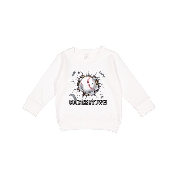 Inktastic Cooperstown Baseball Breakthrough Toddler Sweatshirt