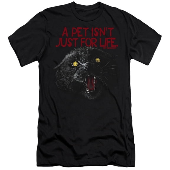 Pet Sematary I Survived Adult 30/1 T-Shirt Black
