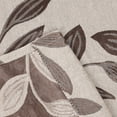 thumbnail image 5 of Superior Blackout Leaves Curtains Set of 2, Light Filtering Grommet Curtain Panel Set, Espresso, 46"W x 84"L, 5 of 11