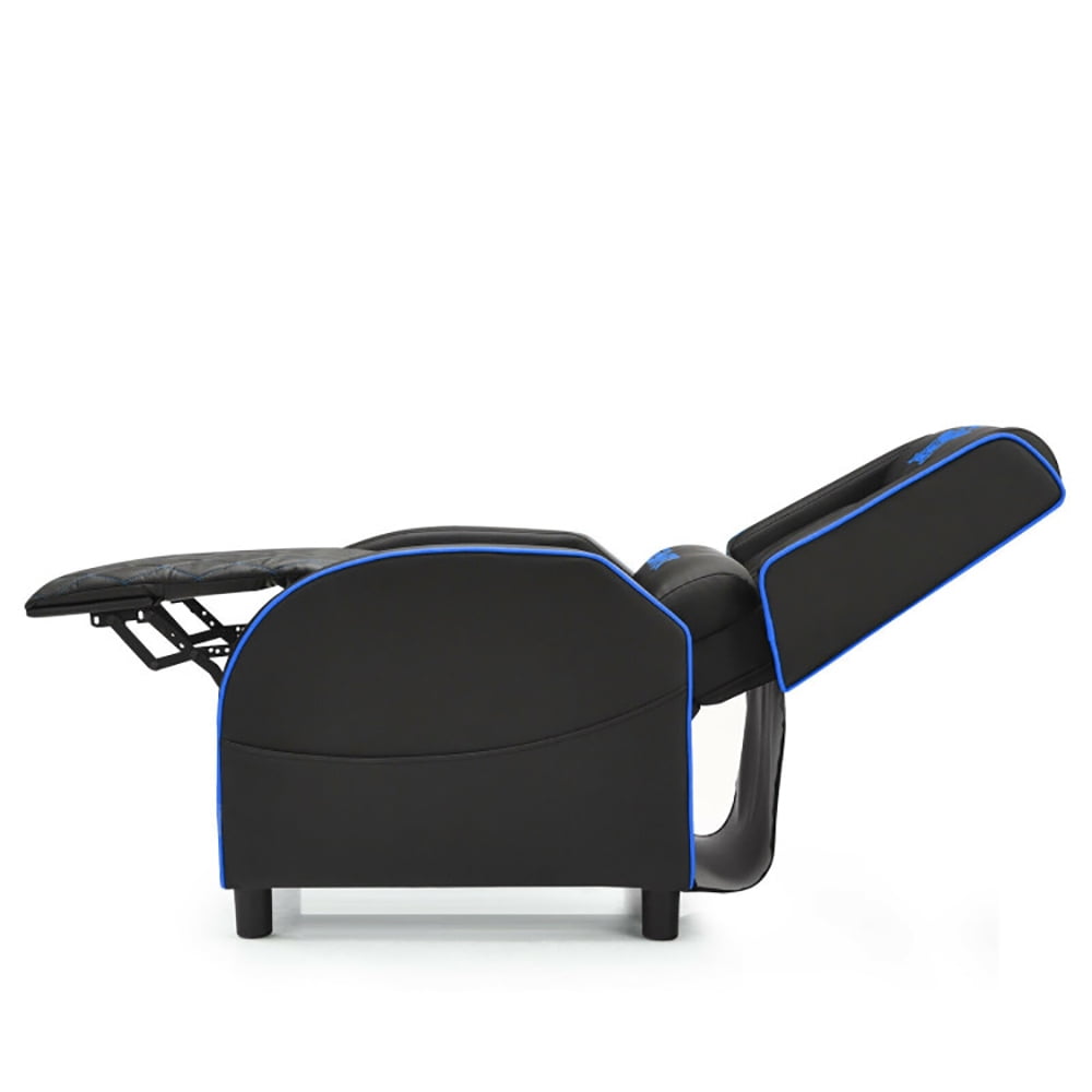 Finihen Massage Recliner Chair, Massage Gaming Recliner Chair with Headrest and Adjustable Backrest, for Home Theater, Blue Finihen Massage Recliner Chair, Massage Gaming Recliner Chair with Headrest and Adjustable Backrest, for Home Theater, Blue