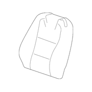 Genuine OE GM Seat Back Cover - 22778064