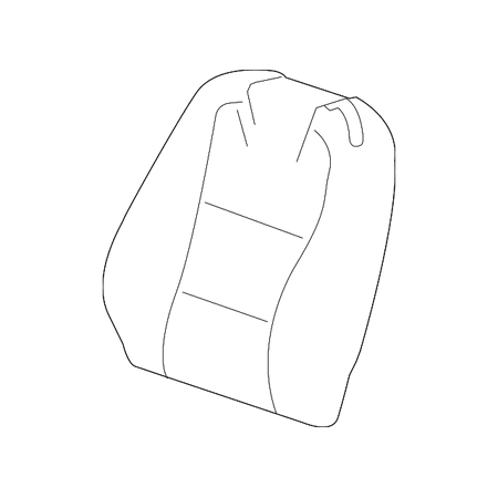 Genuine OE GM Seat Back Cover - 22778064