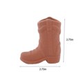 thumbnail image 4 of JilgTeok 2 Packs Cowboy Boots Match Holder with Striker Home Ceramic Boots Decor Beautiful Small Cute Decor for Bathroom Bedroom Kitchen, 4 of 8