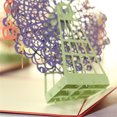 thumbnail image 5 of CxhicLuv Stereoscopic Ferris Wheel Greeting Card, Art Toy, With Envelope, Ideal for Birthdays, Anniversaries, Writes Wishes, Suitable for Gift Givers, Purple, 5 of 7