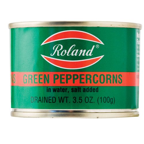 Green Peppercorns in Brine by Roland (3.5 ounce)