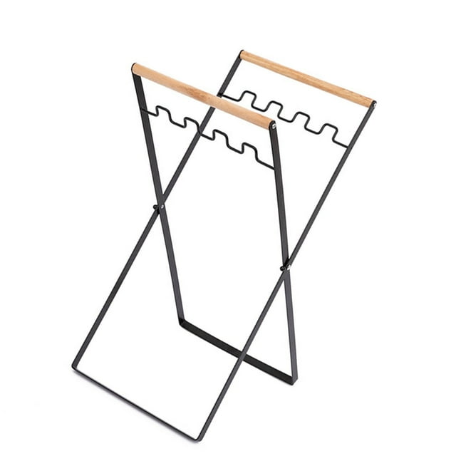 Folding Trash Bag Stand,Trash Bag Holder Metal Collapsible Garbage Bag Stand Trash Bag Holder Stand Multi-Functional
