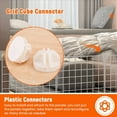 thumbnail image 4 of 20 Conectores De Conector Cubo Cuadrícula Pc para Estanterías Almacenamiento Alambre (), 4 of 9