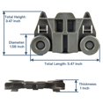 thumbnail image 3 of Dishwasher Wheel 4 Pack W10195417 for Kitchen-Aid Whirlpool, 3 of 9
