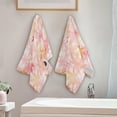 thumbnail image 3 of Autumn Leaves Japanese Hand Towels 2 PCS, Fall Maple Foliage Kitchen Towel Ultra Soft and Highly Absorbent,Decorative Fingertip Face Towel for Bathroom Hotel, 28.3"x14.4", 3 of 5