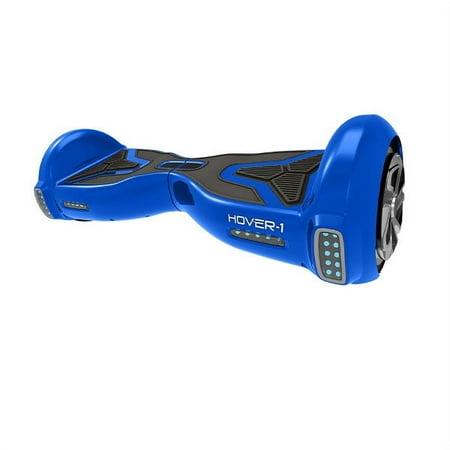 Hover-1 H1 Hoverboard, Blue, 264 lbs Max Weight, LED Lights