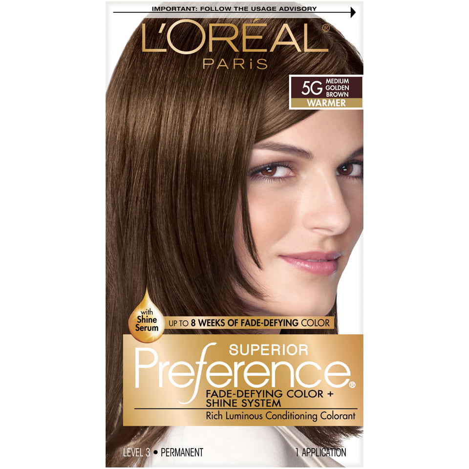 L Oreal Preference Color Chart