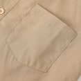 thumbnail image 4 of YOUYEDIAN Boys Long Sleeve Dress Shirts Girls Classic Button Down Collared Shirt Casual Versatile Tops, 4 of 4